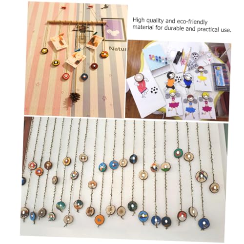 VILLFUL 5er Packungen Natürliche Hohle Runde Holzscheiben Glatt Geschliffen DIY Bastelchips für Malerei Foto Requisiten Weihnachts und Hochzeitsdekorationen pro Packung VILLFUL 5er Packungen Natürliche Hohle Runde Holzscheiben Glatt Geschliffen DIY Bastelchips für Malerei Foto Requisiten Weihnachts und Hochzeitsdekorationen pro Packung von VILLFUL