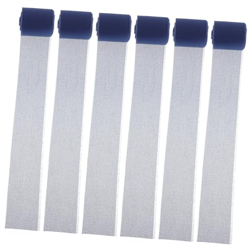 VILLFUL 6 Rollen Fransen Chiffonband Breit Lang Handgerissenes Geschenkband für Brautsträuße Hochzeiten Geschenkanlässe und Rustikale Dekoration in Blau von VILLFUL