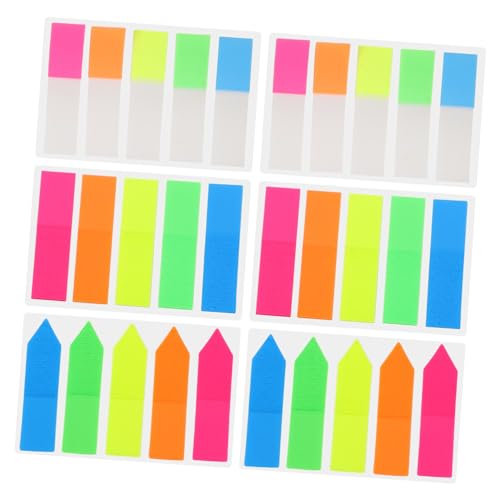 VILLFUL 6 Sets Etiketten, Indexaufkleber, Buchnotizaufkleber, Haftnotizblöcke, Seitenmarkierungen, Registerkarten, Haftnotizaufkleber, Memo Post Stickie Beschriftungsaufkleber, VILLFUL 6 Sets Etiketten, Indexaufkleber, Buchnotizaufkleber, Haftnotizblöcke, Seitenmarkierungen, Registerkarten, Haftnotizaufkleber, Memo Post Stickie Beschriftungsaufkleber, von VILLFUL