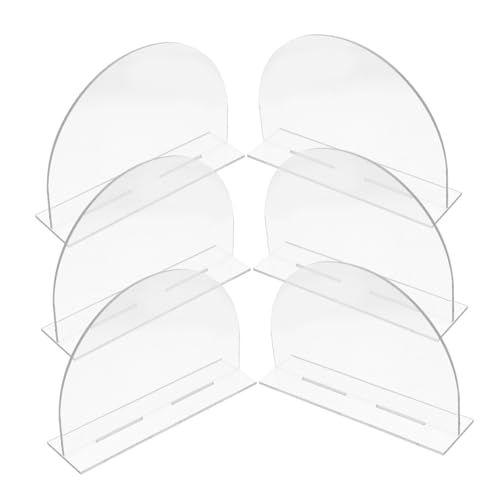 VILLFUL 6 Stück Acrylic Tischnummern aus Transparente Tischsignale für Hochzeiten Geburtstagsfeiern und Besondere Anlässe Wiederverwendbare DIY Platzkarten für Tischdekorationen VILLFUL 6 Stück Acrylic Tischnummern aus Transparente Tischsignale für Hochzeiten Geburtstagsfeiern und Besondere Anlässe Wiederverwendbare DIY Platzkarten für Tischdekorationen von VILLFUL