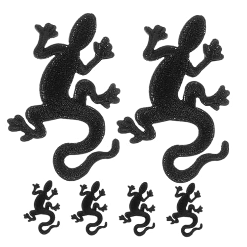 VILLFUL 6 Stück Banner Kleidungsflicken Kleine Kleiderflicken Flicken Für Jacken Kleiderflicken Nähen Cartoon-mantel-patches Kleine Hutaufnäher Applikationen Verzierungen Schwarz Stoff VILLFUL 6 Stück Banner Kleidungsflicken Kleine Kleiderflicken Flicken Für Jacken Kleiderflicken Nähen Cartoon-mantel-patches Kleine Hutaufnäher Applikationen Verzierungen Schwarz Stoff von VILLFUL
