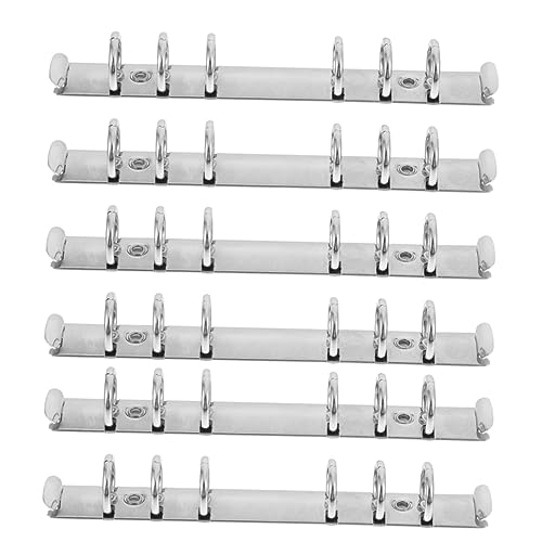 VILLFUL 6 Stück Binder Buch Zubehör Haushaltsbuch Ring Schreibwarenbedarf Datei Zubehör Metall Buch Ringe Loseblatt Clips Edelstahl Clips DIY Buch Ringe Buch Notizbuch Ring VILLFUL 6 Stück Binder Buch Zubehör Haushaltsbuch Ring Schreibwarenbedarf Datei Zubehör Metall Buch Ringe Loseblatt Clips Edelstahl Clips DIY Buch Ringe Buch Notizbuch Ring von VILLFUL