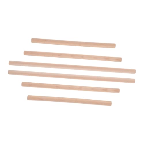 VILLFUL 6 Stück Holzstäbe für Diy Projekte Teiliges Natürliche Holzstäbe für Wanddekoration Vielseitige Aufhängestangen für Bastelarbeiten und Makramee Projekte VILLFUL 6 Stück Holzstäbe für Diy Projekte Teiliges Natürliche Holzstäbe für Wanddekoration Vielseitige Aufhängestangen für Bastelarbeiten und Makramee Projekte von VILLFUL