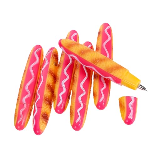 VILLFUL 6 Stück Hot Dog Kugelschreiber Kreative Lebensmittel-simulation Schreibstifte für Schüler Lustige Büro Schulaccessoires Party-geschenkideen VILLFUL 6 Stück Hot Dog Kugelschreiber Kreative Lebensmittel-simulation Schreibstifte für Schüler Lustige Büro Schulaccessoires Party-geschenkideen von VILLFUL