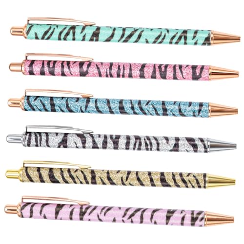 VILLFUL Kugelschreiber Mit Zebramuster Druckkugelschreiber Haushaltsstift Kreativschreibstift Tragbarer Kugelschreiber von VILLFUL