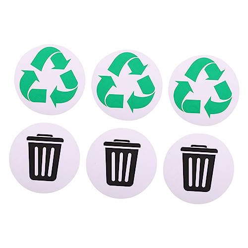 VILLFUL 6 Stück Mülltrennungsaufkleber Mülleimer Recycling Aufkleber Müllaufkleber Abfalltrennungsaufkleber Mülleimer Etiketten Selbstklebende Mülleimer Müllrecycling Etiketten VILLFUL 6 Stück Mülltrennungsaufkleber Mülleimer Recycling Aufkleber Müllaufkleber Abfalltrennungsaufkleber Mülleimer Etiketten Selbstklebende Mülleimer Müllrecycling Etiketten von VILLFUL