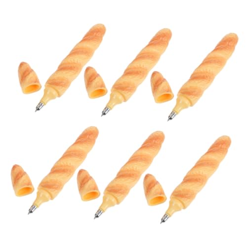 VILLFUL 6 Stück Simulierter Brot Kugelschreiber Laibbrot Kugelschreiber Baguette Schreibwarenstift Neuartiger Brotförmiger Stift Kawaii Stifte Laibbrot Bürostift Brot Schulstift VILLFUL 6 Stück Simulierter Brot Kugelschreiber Laibbrot Kugelschreiber Baguette Schreibwarenstift Neuartiger Brotförmiger Stift Kawaii Stifte Laibbrot Bürostift Brot Schulstift von VILLFUL