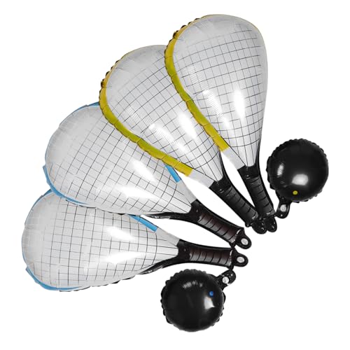 VILLFUL 6 Stück Sportliche Geburtstagsfeier Dekoration mit Tennisschläger Folienballons für Männer und Frauen Wiederverwendbar und Vielseitig Einsetzbar VILLFUL 6 Stück Sportliche Geburtstagsfeier Dekoration mit Tennisschläger Folienballons für Männer und Frauen Wiederverwendbar und Vielseitig Einsetzbar von VILLFUL