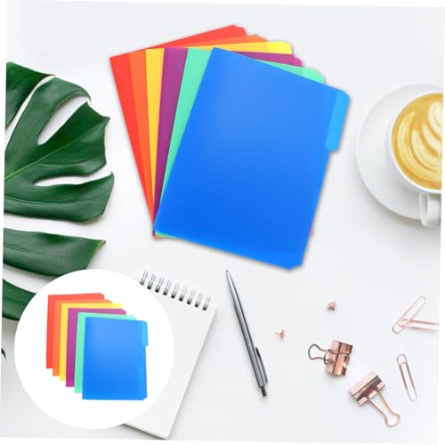 VILLFUL 6 Stück Teiliges Kunststoff Dokumentenordner mit Clip Vielseitige Büro Schulmappe zur Papierorganisation Stabile Farblich Gemischte Schnellhefter für Unterricht und Meeting VILLFUL 6 Stück Teiliges Kunststoff Dokumentenordner mit Clip Vielseitige Büro Schulmappe zur Papierorganisation Stabile Farblich Gemischte Schnellhefter für Unterricht und Meeting von VILLFUL