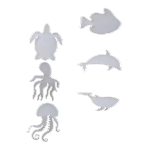 VILLFUL 6 Stück Teiliges Silikonform mit Meeresbewohnern Epoxidharz Molds für Delfin Schildkröte Wal und Fisch für Kreative Diy Projekte VILLFUL 6 Stück Teiliges Silikonform mit Meeresbewohnern Epoxidharz Molds für Delfin Schildkröte Wal und Fisch für Kreative Diy Projekte von VILLFUL