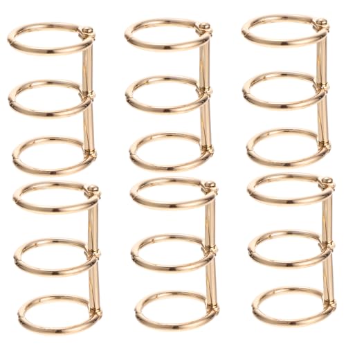 VILLFUL 6 Stück Teiliges Stabile Metallringbügel Ringe mit Löchern für Lose Notizbücher Ringordner Langlebig Glatt Poliert Kratzfrei Vielseitig für Büro und Scrapbook VILLFUL 6 Stück Teiliges Stabile Metallringbügel Ringe mit Löchern für Lose Notizbücher Ringordner Langlebig Glatt Poliert Kratzfrei Vielseitig für Büro und Scrapbook von VILLFUL