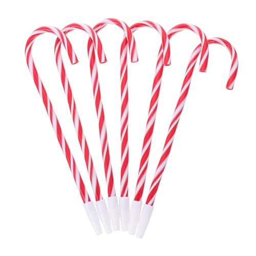 VILLFUL 6 Stück Teiliges Weihnachts Kugelschreiber Zuckerstangenform Kreative Schreibstifte für Schüler Glatter Griff Langlebiges Material Buntes Weihnachtliche Edition VILLFUL 6 Stück Teiliges Weihnachts Kugelschreiber Zuckerstangenform Kreative Schreibstifte für Schüler Glatter Griff Langlebiges Material Buntes Weihnachtliche Edition von VILLFUL