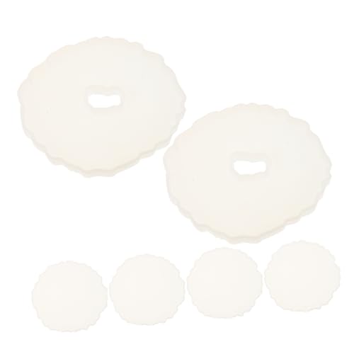 VILLFUL 6 Stück Unregelmäßige Silikonformen für Epoxidharz Untersetzer Kreative Diy Dekoration Hochwertige Gießformen für Designs für Heimwerkerprojekte von VILLFUL