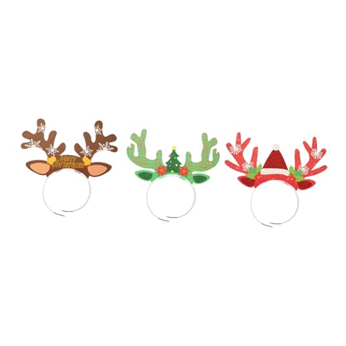 VILLFUL Hirschgeweih Stirnband Für Weihnachten Party-requisit Foto-accessoire Langlebig Und Leicht Tragbar Für Winterfeste Und Cosplay von VILLFUL