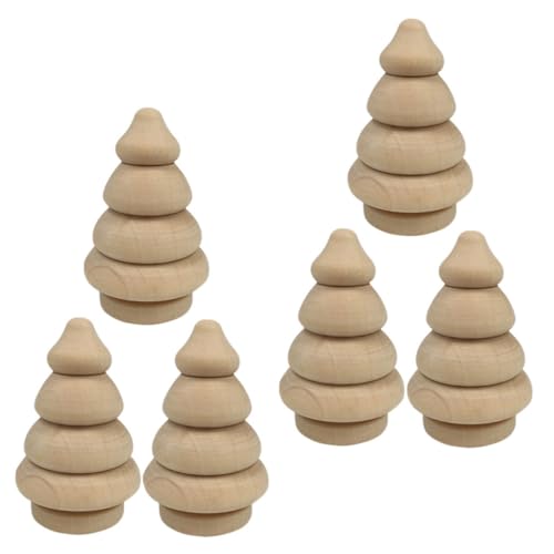 VILLFUL 6 Stück Weihnachtsbaumspielzeug, Bemalbare Ornamente, Holzornamente Zum Basteln, Holzornament Zum Aufhängen, Bastelkugeln, Holzbastelbedarf, Feiertagsbastelbedarf, Heimornament, VILLFUL 6 Stück Weihnachtsbaumspielzeug, Bemalbare Ornamente, Holzornamente Zum Basteln, Holzornament Zum Aufhängen, Bastelkugeln, Holzbastelbedarf, Feiertagsbastelbedarf, Heimornament, von VILLFUL