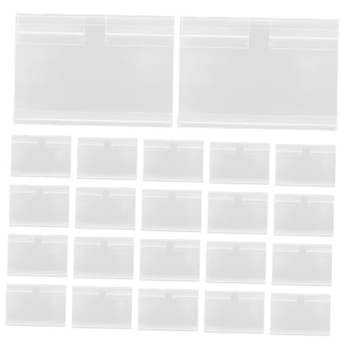 VILLFUL 60 Sets Durchsichtiger Etikettenhalter Aus Kunststoff Zum Anklipsen Von Etikettenhaltern Aus Kunststoff Schilderdisplay Clip Etikettenhalter Für Schilder Etikettenhalter Für VILLFUL 60 Sets Durchsichtiger Etikettenhalter Aus Kunststoff Zum Anklipsen Von Etikettenhaltern Aus Kunststoff Schilderdisplay Clip Etikettenhalter Für Schilder Etikettenhalter Für von VILLFUL