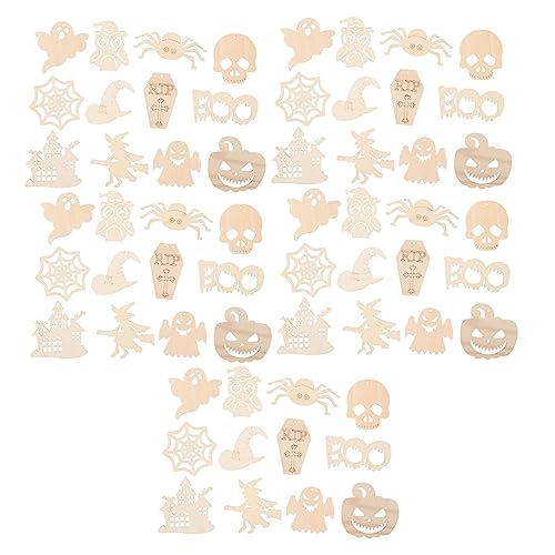 VILLFUL 60 Stück Halloween Holzspäne, Holzscheiben, Unfertige Späne, Ausschnitt, Partyzubehör, Holzausschnitt, Holzdesign Späne, Holzdekor, DIY Handwerk, Holzscheiben, Halloween VILLFUL 60 Stück Halloween Holzspäne, Holzscheiben, Unfertige Späne, Ausschnitt, Partyzubehör, Holzausschnitt, Holzdesign Späne, Holzdekor, DIY Handwerk, Holzscheiben, Halloween von VILLFUL