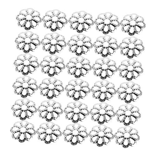 VILLFUL 600 Stück Blumenperlen Kappen Spacer Endkappen für Diy Schmuck Armbänder Ohrringe Langlebige Fade Resistente Schmuckaccessoires für Kreative Designs VILLFUL 600 Stück Blumenperlen Kappen Spacer Endkappen für Diy Schmuck Armbänder Ohrringe Langlebige Fade Resistente Schmuckaccessoires für Kreative Designs von VILLFUL