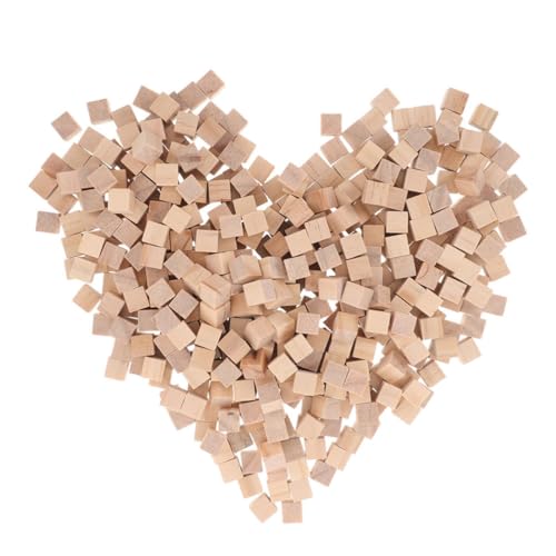 VILLFUL 600 Stück Holzklötze aus Massivem Kiefernholz Naturbelassen Robuste Bastelwürfel für DIY Projekte Puzzlebau Malen und Lernspiele Vielseitig für Kreative Beschäftigung VILLFUL 600 Stück Holzklötze aus Massivem Kiefernholz Naturbelassen Robuste Bastelwürfel für DIY Projekte Puzzlebau Malen und Lernspiele Vielseitig für Kreative Beschäftigung von VILLFUL