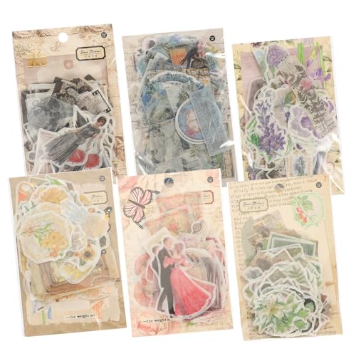 VILLFUL 600blätter Selbstklebende Aufkleber Für Tagebücher Vintage Scrapbooking Albumaufkleber Planer Memo Etiketten Scrapbook Papier Zubehör Für Journaling VILLFUL 600blätter Selbstklebende Aufkleber Für Tagebücher Vintage Scrapbooking Albumaufkleber Planer Memo Etiketten Scrapbook Papier Zubehör Für Journaling von VILLFUL