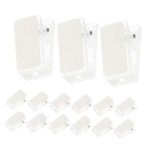 VILLFUL 60Stücke Selbstklebende Transparente Clips für Namensschilder Robuste Abzeichenhalter für Ausweise Multifunktionale Büroklammern für Schule und Veranstaltungen VILLFUL 60Stücke Selbstklebende Transparente Clips für Namensschilder Robuste Abzeichenhalter für Ausweise Multifunktionale Büroklammern für Schule und Veranstaltungen von VILLFUL