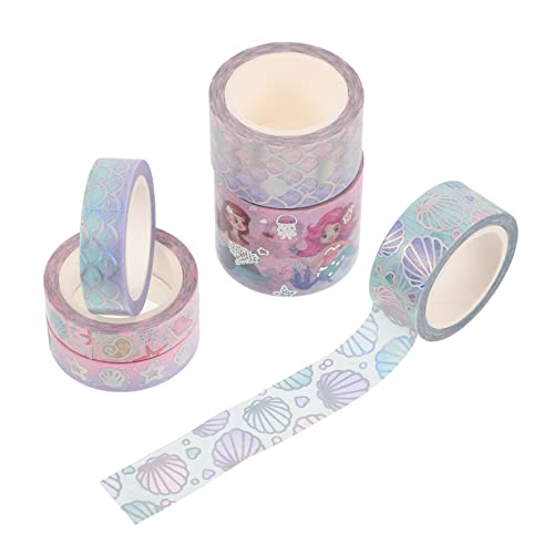 VILLFUL 6Rollen Washi Tape Klebeband für Scrapbooking DIY Dekoration Handaccount und Geschenkverpackung Entzückendes Design für Handwerk von VILLFUL