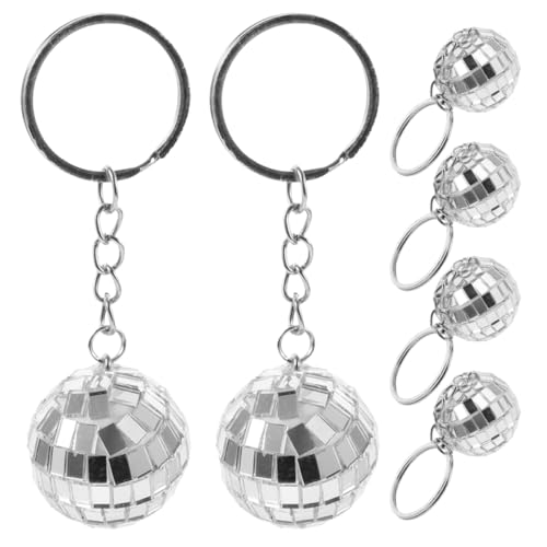 VILLFUL 6Stücke Disco Kugel Schlüsselanhänger Tragbare Spiegelkugel für Partys und Modisches Design für Weihnachtsfeiern und Jahre Mottopartys VILLFUL 6Stücke Disco Kugel Schlüsselanhänger Tragbare Spiegelkugel für Partys und Modisches Design für Weihnachtsfeiern und Jahre Mottopartys von VILLFUL