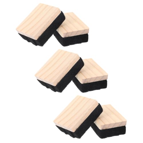 VILLFUL 6Stücke Holzfilz Tafelradierer Umweltfreundliche Kreidetafel Radiergummis für Lehrerbedarf im Unterricht für Leicht und Handlich VILLFUL 6Stücke Holzfilz Tafelradierer Umweltfreundliche Kreidetafel Radiergummis für Lehrerbedarf im Unterricht für Leicht und Handlich von VILLFUL