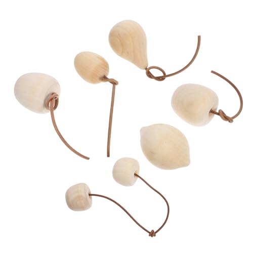 VILLFUL 6Stücke Unbemalte Holzfrüchte zum Basteln DIY Obst Ornamente für Kreative Holz Dekorationen für Zuhause für Wohnzimmer und Küchen VILLFUL 6Stücke Unbemalte Holzfrüchte zum Basteln DIY Obst Ornamente für Kreative Holz Dekorationen für Zuhause für Wohnzimmer und Küchen von VILLFUL