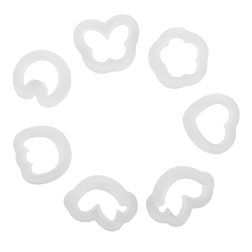 VILLFUL 7 Stück Teiliges Silikon-epoxidharz-formenset für Schmuckherstellung Mini-blumen Ohrring Anhänger-motive Wiederverwendbare Diy-polymer-werkzeuge für Präzise und Kreative von VILLFUL