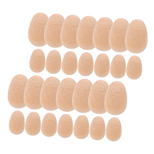 VILLFUL 70 Stück Teiliges Holz Eier und Glatte Oberfläche zum Bemalen und Basteln DIY Ostern Dekoration Holz Eier für Kreative Osterdeko und Handwerksprojekte VILLFUL 70 Stück Teiliges Holz Eier und Glatte Oberfläche zum Bemalen und Basteln DIY Ostern Dekoration Holz Eier für Kreative Osterdeko und Handwerksprojekte von VILLFUL