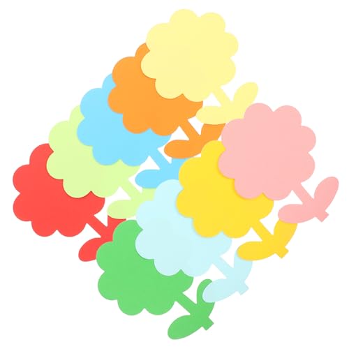 VILLFUL 72 Stück Handgeschnittene Blumen Aus Papier Für Die Schule, Papierausschnitte, Dekorative Papierdekore, DIY Blumenausschnitte, Blumen Modellierpapierausschnitte, VILLFUL 72 Stück Handgeschnittene Blumen Aus Papier Für Die Schule, Papierausschnitte, Dekorative Papierdekore, DIY Blumenausschnitte, Blumen Modellierpapierausschnitte, von VILLFUL