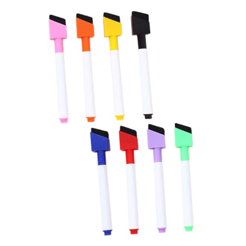 VILLFUL Löschbarer Farbstift Für Whiteboard 8 Bunte Stifte Mit Radiergummi Feine Spitze Für Flüssiges Schreiben Abwischbar Und Tragbar Für Haushalt Büro Schule VILLFUL Löschbarer Farbstift Für Whiteboard 8 Bunte Stifte Mit Radiergummi Feine Spitze Für Flüssiges Schreiben Abwischbar Und Tragbar Für Haushalt Büro Schule von VILLFUL