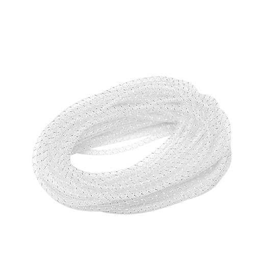 VILLFUL Netzschlauch Garnschnur Aus Polyester Flexibel Und Langlebig Für DIY-schmuckherstellung Weiß Multifunktional Und Leicht von VILLFUL