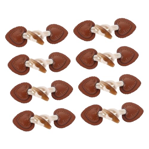 VILLFUL 8 Paare Herzförmige Horn Knebelverschlüsse für Kleidung Dufflecoat Knöpfe für Jacken Strickwaren und Diy Dekoration Elegantes Zubehör VILLFUL 8 Paare Herzförmige Horn Knebelverschlüsse für Kleidung Dufflecoat Knöpfe für Jacken Strickwaren und Diy Dekoration Elegantes Zubehör von VILLFUL