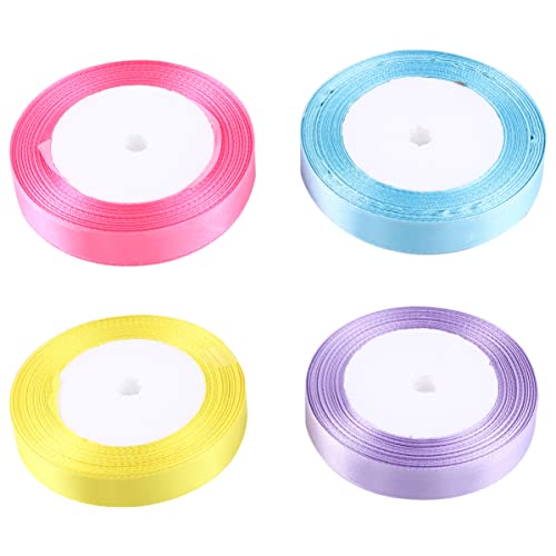 VILLFUL 8 Stück Breites Satinband Gemischten Farben Dekoratives Geschenkband für DIY Projekte Bastelarbeiten und Verpackungen für Feste und Feiern VILLFUL 8 Stück Breites Satinband Gemischten Farben Dekoratives Geschenkband für DIY Projekte Bastelarbeiten und Verpackungen für Feste und Feiern von VILLFUL