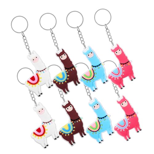VILLFUL 8 Stück Cute Alpaca Schlüsselanhänger Teiliges Cartoon Schlüsselanhänger für Kindergeburtstag und Taschen Stilvolle für Frauen Partygeschenk und Accessoire VILLFUL 8 Stück Cute Alpaca Schlüsselanhänger Teiliges Cartoon Schlüsselanhänger für Kindergeburtstag und Taschen Stilvolle für Frauen Partygeschenk und Accessoire von VILLFUL