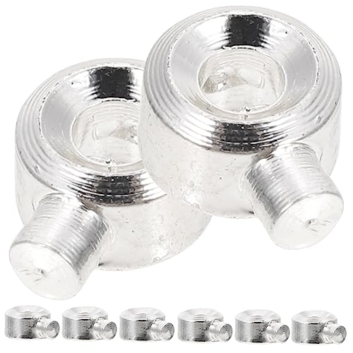 VILLFUL 8 Stück Finishing Positionierungsschnalle, Schmuckherstellungszubehör, Halskettenschnallen, DIY Verschlüsse, Armband DIY Schnallen, DIY Zubehör, Verschlüsse Für DIY Armband, von VILLFUL
