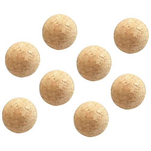 VILLFUL 8 Stück Holzfußball, Austauschbare Holz Tischfußballbälle, Haushalts Minibälle, Kleine Tischfußballbälle, Haushalts Holz Tischfußballtisch, Tischfußballzubehör, Tragbare von VILLFUL