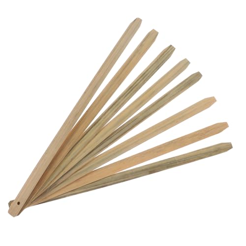 VILLFUL 8 Stück Komfortabler für Chinesische Handfächer Polierte Griffstangen für Bastelarbeiten für Diy Projekte und Handwerk VILLFUL 8 Stück Komfortabler für Chinesische Handfächer Polierte Griffstangen für Bastelarbeiten für Diy Projekte und Handwerk von VILLFUL