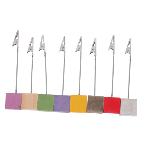 VILLFUL 8 Stück Notizordner Schreibtisch Bürodesk -Zubehör Memo -Halter -Clip Stift Fotohalter Stand a4 Hochzeit Inhaber Hinweisclip Memo -Clip Bambus Zufällige Farbe VILLFUL 8 Stück Notizordner Schreibtisch Bürodesk -Zubehör Memo -Halter -Clip Stift Fotohalter Stand a4 Hochzeit Inhaber Hinweisclip Memo -Clip Bambus Zufällige Farbe von VILLFUL