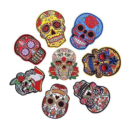 VILLFUL Aufnäher Für Kleidung 8 Stück Kreative Halloween-patches Kleidungsapplikationen Langlebige Dekore von VILLFUL