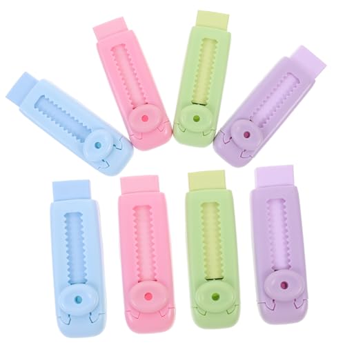VILLFUL 8 Stück -Radierer groß Schule mechanisch verschiebbare einziehbare Radiergummis praktische einziehbare Radiergummis Kawaii Eraser tpr VILLFUL 8 Stück -Radierer groß Schule mechanisch verschiebbare einziehbare Radiergummis praktische einziehbare Radiergummis Kawaii Eraser tpr von VILLFUL