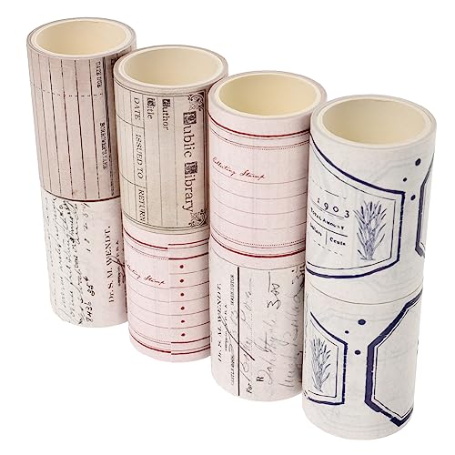 VILLFUL 8 Stück Retro Nostalgie Und Papierband, DIY Washi Tape, DIY Papierband, Buch Themen Washi Tape, Journal Washi Tape, Dekorative Bastel Washi Tapes, Scrapbook Zubehör, Scrapbook DIY VILLFUL 8 Stück Retro Nostalgie Und Papierband, DIY Washi Tape, DIY Papierband, Buch Themen Washi Tape, Journal Washi Tape, Dekorative Bastel Washi Tapes, Scrapbook Zubehör, Scrapbook DIY von VILLFUL