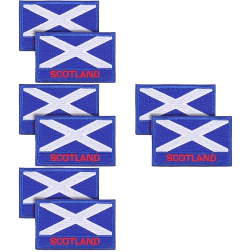 VILLFUL 8 Stück Schottischer Aufnäher, Stoffflicken, Kleidungsflicken, Reparaturflicken, Schottland Flaggenflicken, Kleidungsflicken, Stoffflicken, Kleidungsreparaturflicken, Dekorative VILLFUL 8 Stück Schottischer Aufnäher, Stoffflicken, Kleidungsflicken, Reparaturflicken, Schottland Flaggenflicken, Kleidungsflicken, Stoffflicken, Kleidungsreparaturflicken, Dekorative von VILLFUL