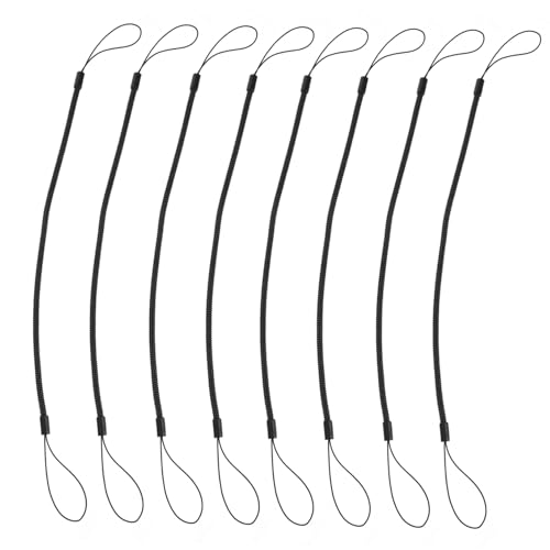 VILLFUL 8 Stück Stylus Pen Halteband Verlust Federseil für Stift Lanyard für Stylus Pen Schwarz für Schule und VILLFUL 8 Stück Stylus Pen Halteband Verlust Federseil für Stift Lanyard für Stylus Pen Schwarz für Schule und von VILLFUL