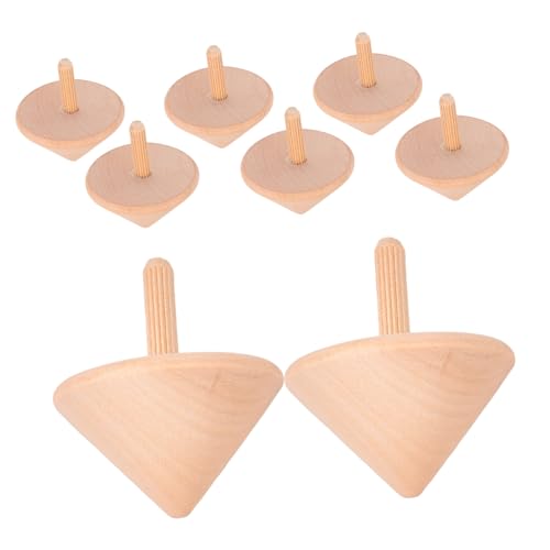 VILLFUL 8 Stück Teiliges Holz Gyro zum Bemalen Unbemalte Kreative Naturfarbene DIY Holzkreisel Sichere und Langlebige Holzspielzeuge für Geburtstag VILLFUL 8 Stück Teiliges Holz Gyro zum Bemalen Unbemalte Kreative Naturfarbene DIY Holzkreisel Sichere und Langlebige Holzspielzeuge für Geburtstag von VILLFUL