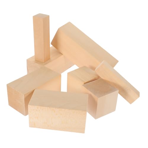 VILLFUL 8 Stück Teiliges Holzschnitzset Lindenholz Schnitzblöcke Blanko DIY Holzblöcke für Holzschnitzerei Handwerk und Dekoration Anfänger und Profis VILLFUL 8 Stück Teiliges Holzschnitzset Lindenholz Schnitzblöcke Blanko DIY Holzblöcke für Holzschnitzerei Handwerk und Dekoration Anfänger und Profis von VILLFUL