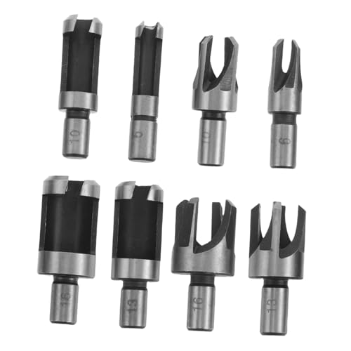 VILLFUL 8 Stück Teiliges Holzstecker Bohrer Set mit Rundem Griff Hochwertige Bohrer für Holzarbeiten für Elektrobohrer und Handbohrer Präzise und Langlebige Schneidwerkzeuge für VILLFUL 8 Stück Teiliges Holzstecker Bohrer Set mit Rundem Griff Hochwertige Bohrer für Holzarbeiten für Elektrobohrer und Handbohrer Präzise und Langlebige Schneidwerkzeuge für von VILLFUL