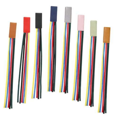 VILLFUL 8 Stück Teiliges Lesezeichen aus Lederband Strapazierfähige Bunte Ribbon Bookmarks als Seitenmarkierer für Bücher für Schüler und Lehrer Langlebig und Dekorativ VILLFUL 8 Stück Teiliges Lesezeichen aus Lederband Strapazierfähige Bunte Ribbon Bookmarks als Seitenmarkierer für Bücher für Schüler und Lehrer Langlebig und Dekorativ von VILLFUL